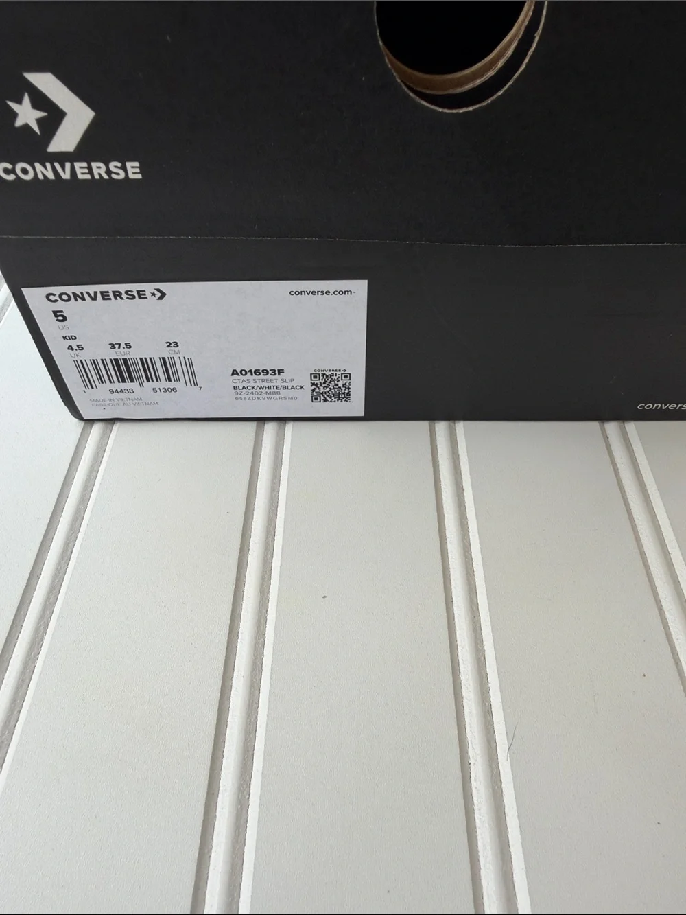 Converse Black & White Low Top Sneakers
